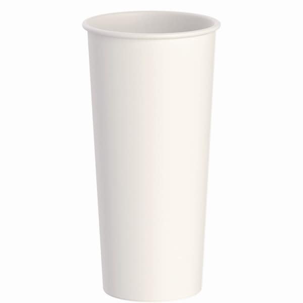 Solo Thermoguard Insulated Paper Hot Cups, 24 oz, White Sustainable Forest Print, 600PK DWTG24W - main